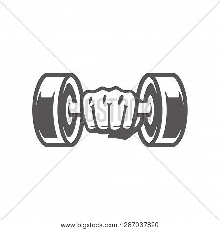 Silhouette Man Dumbbells Images, Illustrations & Vectors (Free) - Bigstock