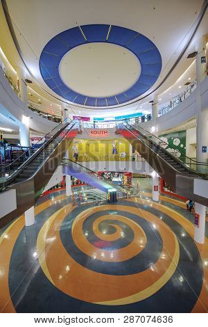 One Utama, 23 July 2018 - Central Point, Ceiling And Floor Of The One Utama Shopping Mall Located At