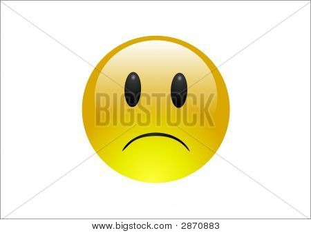 Aqua Emoticons Traurigkeit