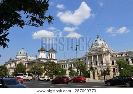 Bucharest, Romania - August 23, 2018: View Of Coltea Orthodox Church, Inaugurated On October 18, 170