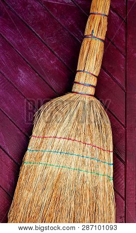 Brooms For Cleaning, Handmade. Made From Sorghum.