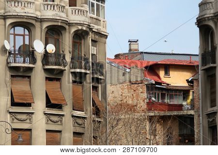 Architecture In Downtown Bucharest
