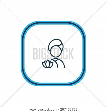 Illustration Of Spa Icon Line. Beautiful Travel Element Also Can Be Used As Relaxation Icon Element.