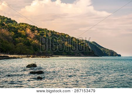 Scenery Of Headland And Ocean In Afternoon At Koh Yao Yai In Sea South Thailand