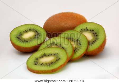 Frisk skåret Kiwi