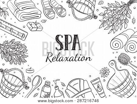 Spa Relaxation Banner Vector Photo Free Trial Bigstock