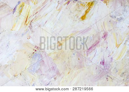 Abstract Atristic Oil Background. Oils On Canvas.