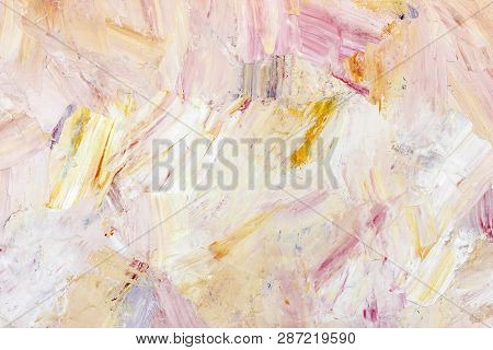 Abstract Atristic Oil Background. Oils On Canvas.
