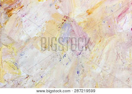 Abstract Atristic Oil Background. Oils On Canvas.