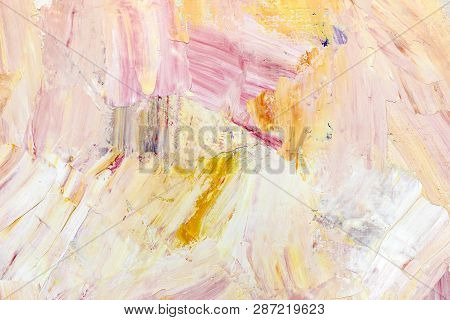 Abstract Atristic Oil Background. Oils On Canvas.
