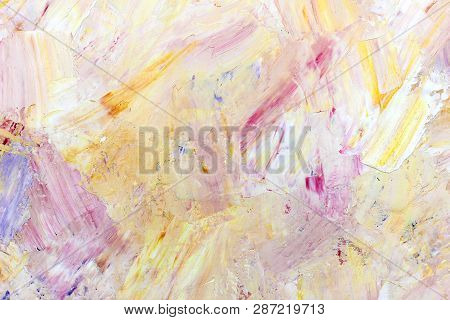 Abstract Atristic Oil Background. Oils On Canvas.