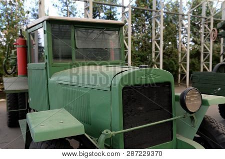 Moscow, Russia - June 20, 2018: Petrol Tanker Bz-43 On The Basis Of The Chassis Of A Truck During Th