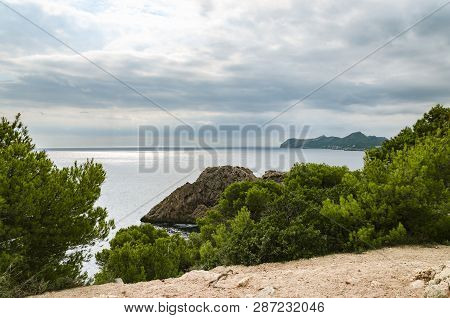 View From The Lighthouse At The Coast Near Capdepera.