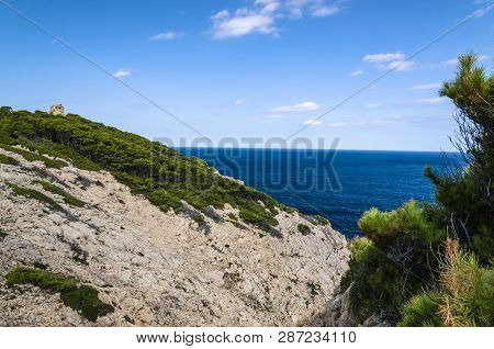 View At The Mediteranian Sea At Capdepera, Mallorca.