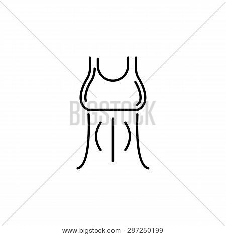 Human Organ Female Trunk Outline Icon. Signs And Symbols Can Be Used For Web, Logo, Mobile App, Ui, 