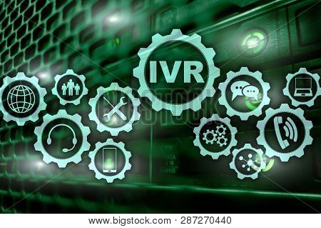 Ivr Interactive Voice Response. Call Center Business Concept.