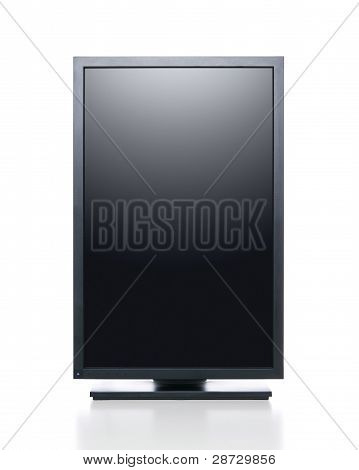 Monitor de computador em branco