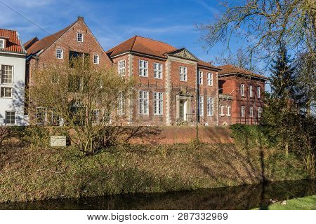Amtsgericht Building In The Historical Center Of Jever, Germany