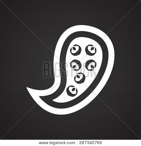 Buta Icon On Black Background For Graphic And Web Design. Simple Vector Sign. Internet Concept Symbo