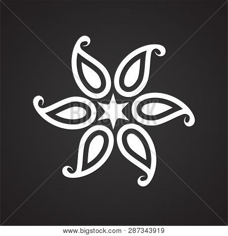Buta Icon On Black Background For Graphic And Web Design. Simple Vector Sign. Internet Concept Symbo