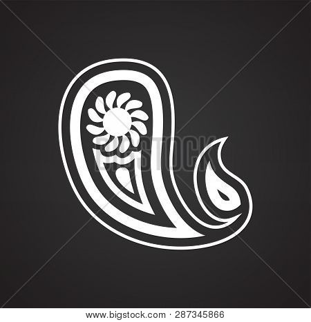Buta Icon On Black Background For Graphic And Web Design. Simple Vector Sign. Internet Concept Symbo
