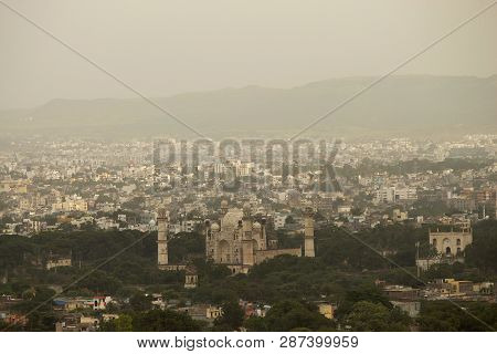 View Of Bibi Ka Maqbara From Mountain, Aurangabad, Maharashtra, India