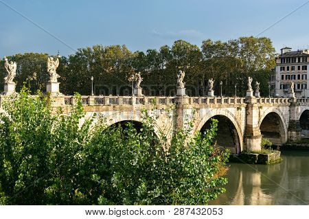 Ponte Santangelo (bridge Of Angels), Once The Aelian Bridge Or Pons Aelius, Meaning The Bridge Of Ha