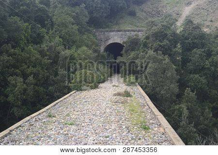 Abandoned Railway Mining Of Sulcis In Bindua,, Iglesias