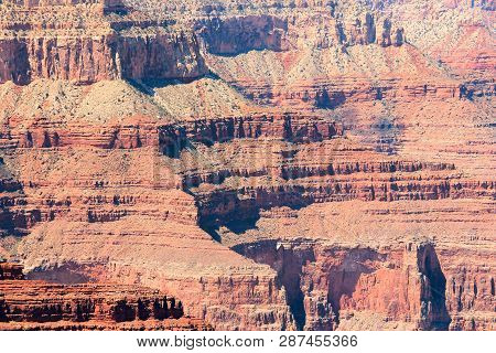 Grand Canyon National Park In Arizona, Usa. Maricopa Point View.