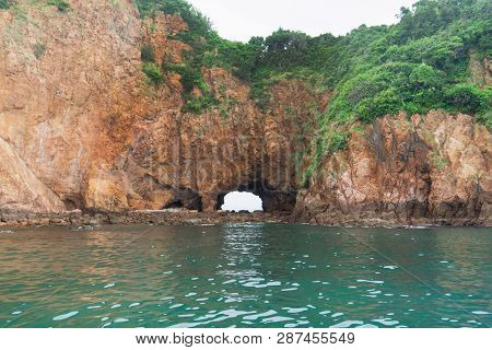 Koh Talu Island In Thailand,  Island With A Big Hole