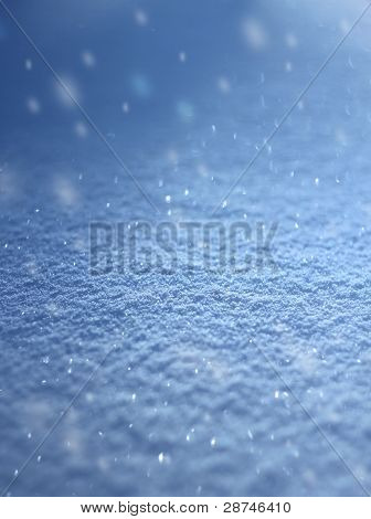 Queda de neve real