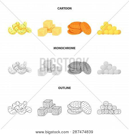Vector Design Of Oktoberfest And Bar Logo. Collection Of Oktoberfest And Cooking Stock Vector Illust