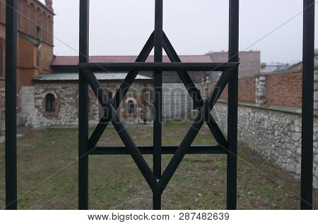 Krakow, Poland Exterior Of The Old Orthodox Jewish Synagogue In The Kazimierz District