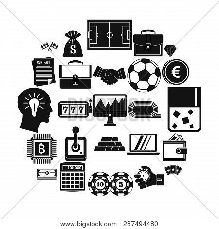 Totalizator Icons Set. Simple Set Of 25 Totalizator Icons For Web Isolated On White Background