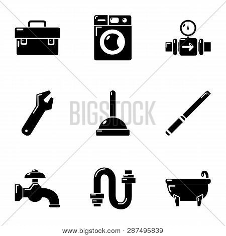 Anhydrous Icons Set. Simple Set Of 9 Anhydrous Icons For Web Isolated On White Background