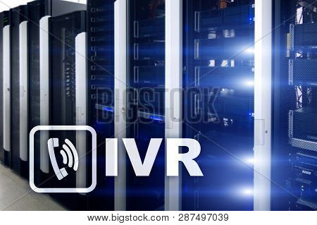 Ivr Interactive Voice Response. Call Center Business Concept.