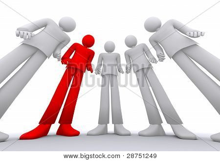 üzletemberek csoportja