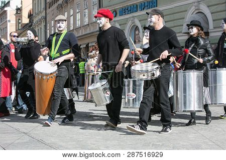 Ljubljana, Slovenia / Slovenia - February 02 2019: Carnival In Slovenia With Some Traditional Croati