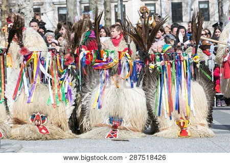 Ljubljana, Slovenia / Slovenia - February 02 2019: Carnival In Slovenia With Some Traditional Sloven