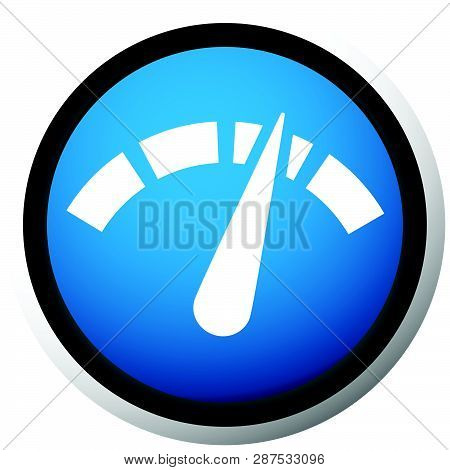 Icon With Gauge, Meter For Calibration, Indication, Level Themes