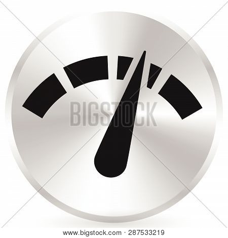 Icon With Gauge, Meter For Calibration, Indication, Level Themes