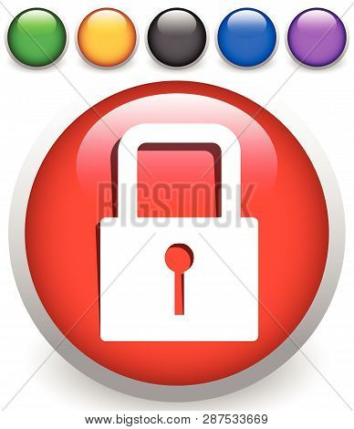 For Security, Prevention, Privacy Themes: Padlock Icon