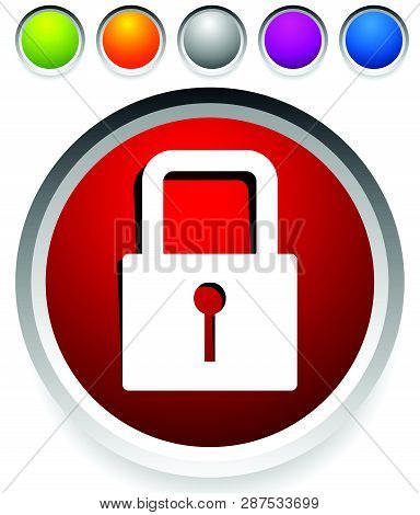 For Security, Prevention, Privacy Themes: Padlock Icon