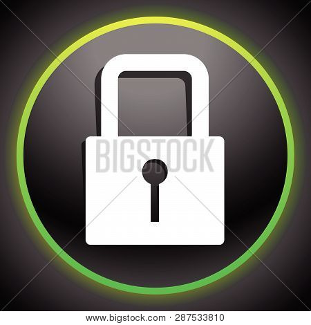 For Security, Prevention, Privacy Themes: Padlock Icon