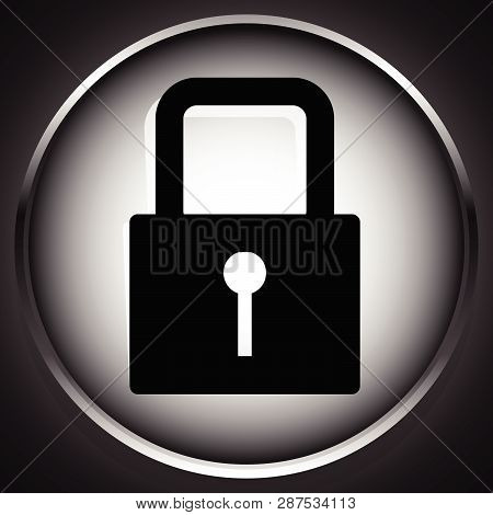 For Security, Prevention, Privacy Themes: Padlock Icon