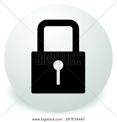 For Security, Prevention, Privacy Themes: Padlock Icon