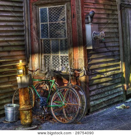 Oude fietsen
