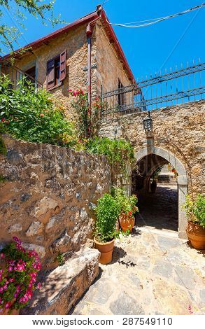 The Monastery Kremaston, Crete, Greece