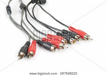 Cinch Rca Connectors For Audio And Video