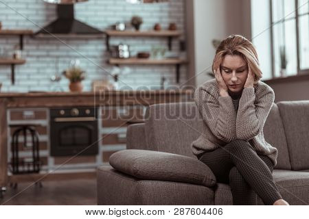 Mature Woman Feeling Awful After Divorce With Husband